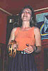 Foto von Tina im Schaukelstühlchen 1993